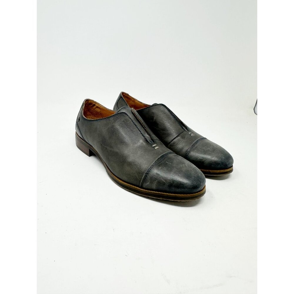 Pikolinos Womens Royal Smart Gray Leather‎ Cap Toe Loafers Slip On Size 38